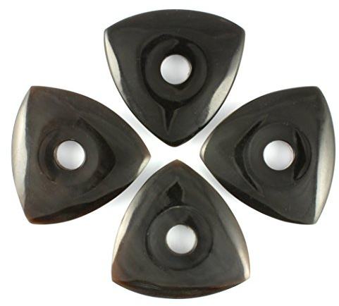 Timber Tones TTSTABL4 Star Horn 4, Luxus Plektrum/Plektren Schwarz