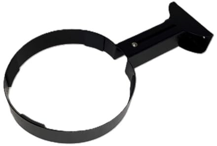 Playlearn Bubble Tube Bracket – Sensory Bubble Lamp Wall Mounted Bracket to Prevent Spillages - 10cm Black Steel