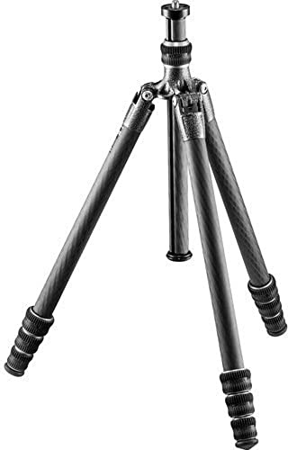 Gitzo Leichtes Traveler Series 1 Stativ aus Kohlefaser, Silber und schwarz (GT1545TUS)