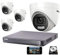 4K Hikvision CCTV System DVR 5MP 4CH Dome Camera IR 20M DS-2CE72HFT-F28 IP67 (4 Cameras, 2TB)