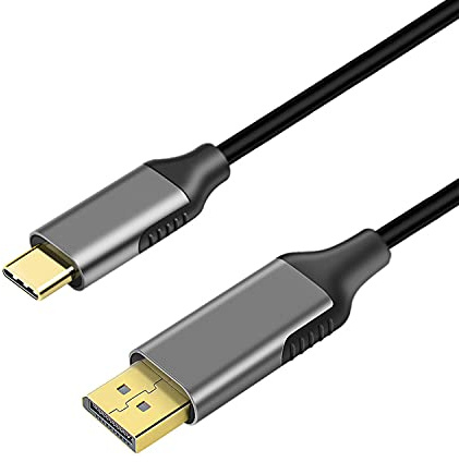 YMY Câble USB de type C vers DisplayPort, Câble de 1,8 m USB-C vers DP 4K 60 Hz Compatible avec USB-C tels que MacBook Pro, iMac se connecte au port DP HDTV/Moniteur