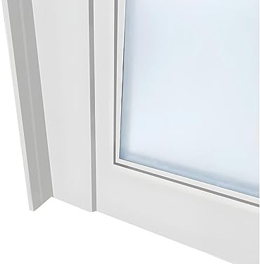 Vente-unique-Atelier-Glaswand - 60 x 130 cm - thermolackiertes Aluminium - Weiß - Bayview