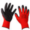 MIVOS Guantes de protección 12 pares - Talla 8 - Guantes de trabajo para hombre y mujer - Guantes con agarre óptimo - Guantes de látex para jardinería - Ideales para uso doméstico y profesional