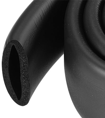 MMleYN Pipe Insulation Foam Tube-Outdoor Water Pipe Insulation, Foam Tube Hose High-Density, ID 6 10 13 16 20 22 25 28 32 43 50 75 90 110mm Self-Sealing Tube Pipe Insulation 5.6/6ft (Size : ID 75mm*2