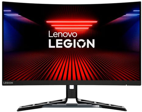 Lenovo Legion R27fc-30 - Monitor Gaming Curvo de 27'' FullHD con EyeSafe (VA, 240Hz, 0.5ms, HDMI+DP, FreeSync, Altavoces) Ajuste de inclinacióltura/Pivot/Giro - Negro