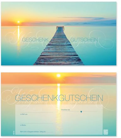 GESCHENKGUTSCHEINcom by POS-HAUER. 50 Gutscheine. Blanko zum Selberausfüllen. Für Wellness Spa Physiotherapie und andere Unternehmen.