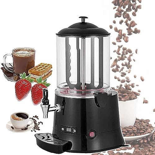 Hot Chocolate Maker(5L/10L) - Chocolate Melter, Dispenser(30℃-90℃) with LED Display, for Heating Chocolate, Coffee, Milk, Tea, Juice