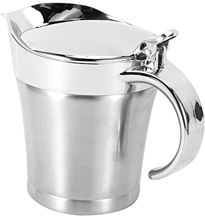 HUAOSN 750ML Saucière Isolée à Double Paroi En Acier Inoxydable Avec Couvercle