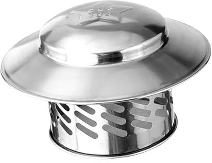 Sharplace Roof Vent Cap,Chimney Cap,Insulation Vent Cover,Flue Cap,Rain Cover,Breathable Cap Pipe Cover Chimney Cover Outside, 4