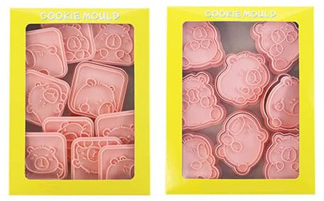 Juego de moldes multiusos para galletas, 18 unidades, ideal para galletas y fondant, perfecto para fiestas infantiles