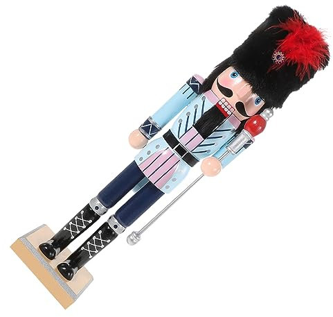 Cabilock Schiaccianoci in Legno Per Tavolo Da Festa Decorazioni Di Piccole Figure Di Legno Ornamenti Da Tavolo Per Natale e Altre Feste
