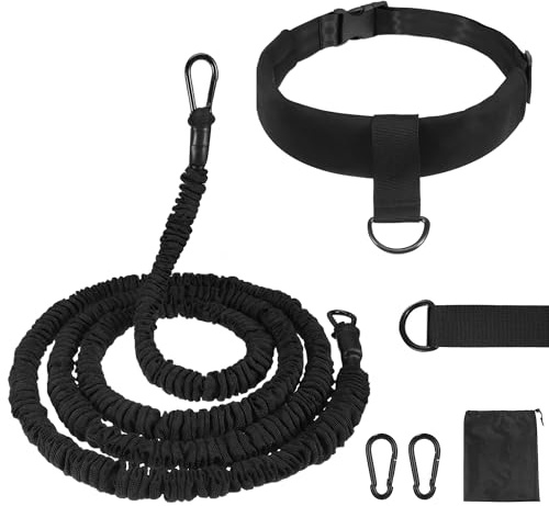 Cintura da nuoto per piscina, regolabile, 2,5 – 7,2 m, per piscina, adulti, sistema di controcorrente, da appendere, per piscina e piscina