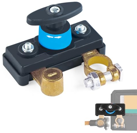 Stacca Batteria 12V 24V, Stacca Batteria per Auto, Stacca Batteria Moto Interruttore 12V Scollegamento della Batteria Accessori per l'interruzione di Corrente per Camion Camper Barca ATV