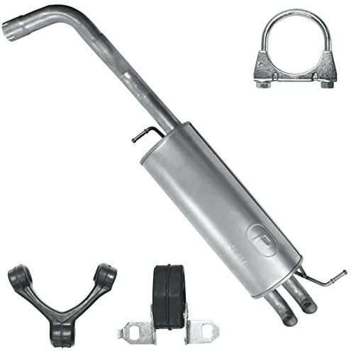 POLMOstrow Auspuff für VW Golf 4 IV 1997-2005 | Endtopf, Motoren: 1.8 T - 2.0 - 2.3 | Fließheck