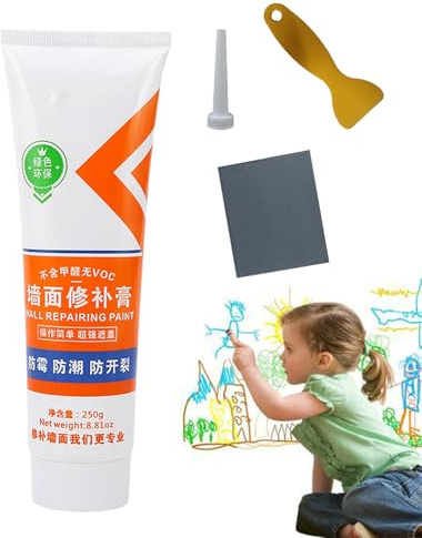 Stucco per riempire fori in muro di gesso - Kit di riparazione di crepe in gesso ad asciugatura rapida - Riempitore di fori da parete, per bagno cucina garage seminterrato camera da casa