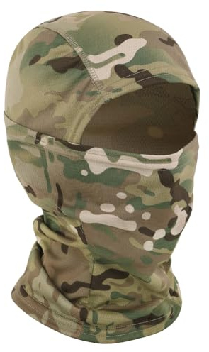 KRYDEX Gear Tactical Face Mask Balaclava Camouflage Full Head Wrap Quick Dry Neck Gaiter UV Protection Hood for Motorcycle, Cycling, Hiking, Hunting