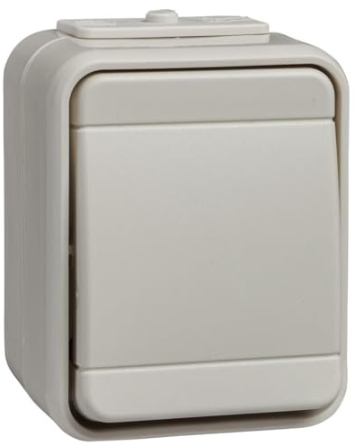 Elso Kreuzschalter 7 10 A Steckklemme ATO, perlweiß, 441700