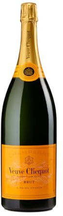 Veuve Clicquot Brut Yellow Label Jeroboam Champagner Brut mit Holzkiste (1 x 3 l)