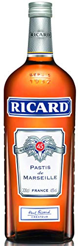 RICARD Pastis de Marseille Apéritif anisé - 45%, 200cl