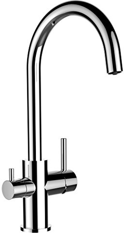 VIZIO Rubinetto Miscelatore lavello Fontana Cucina 3 Vie per Filtro depuratore/Filtro osmosi microfiltro/Compatibile con Tutti i sistemi Filtro sul Mercato