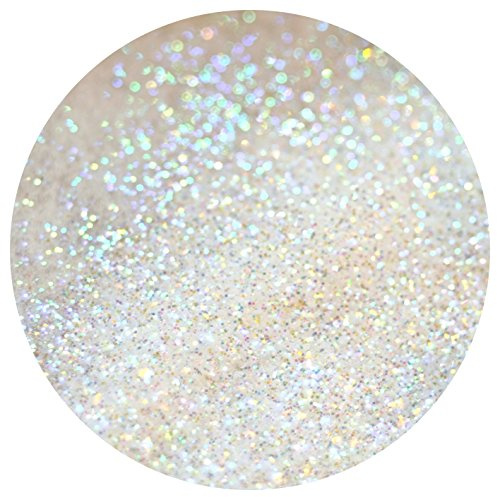 Iridescent Holo Glitter *** Rainbow White *** 10g 20g 50g 100g (10g)