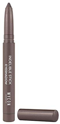 WYCON cosmetics INDELIBLE STICK EYESHADOW - Ombretto Stylo Waterproof, Ombretto occhi finish matt o satinato, lunga durata, Eyeliner cremoso in stick - 107 choco crazy