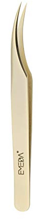 EMEDA Wimpern pinzette Wimpernpinzette für Wimpernverlängerung Professionelle goldene Präzisionspinzette Individuelles Wimpernpinzetten-Set 3D 5D 6D Volume Eyelash Extension tweezers