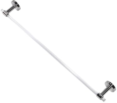 Toallero de Baño Estante para Toallas, Barra para Toallas de Baño Luz Minimalista Soporte para Toallas de Lujo Varilla Soporte para Toallas Montado en la Pared de Acrílico Riel
