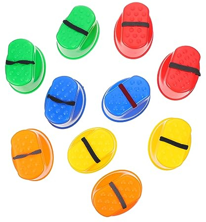HOOTNEE 5paare Junge Mädchen-stelzen Spielzeug Für Eltern-Junge Mädchen-aktivitäten Im Freien Sicheres Lebensmittelechtes Material Für Balance-Training Und Zusammenarbeit Fach Farben