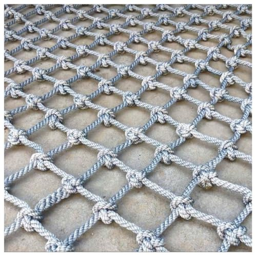 Outdoor Kletternetz Heavy Duty Anti-Fall Net Spielplatz Schaukel WebseilKletterseil Leiternetz für Kinder Erwachsene(10mm-8cm,3X4m/9.8X13.12ft)