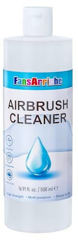 FansArriche Airbrush Cleaner, 500 ml Air Brush Cleaning Solution