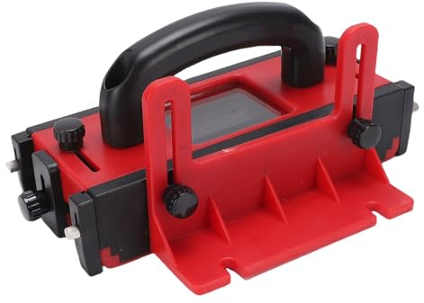 Jiawu Push Block for Table Saws, Router Tables, Band Saws & Jointers - Cuts Safe - Easy to Assembly, Table Saw Pushblock with 4 Non Slip Strips, Transparent Window