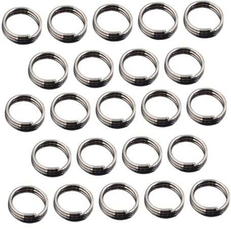 Sosoport 100 Stück Teiliges Metall O Ring für Dart Schäfte Zinclegierter Dart Flight Fixier Schutzring Stabilisierend Langlebig Passend für Verschiedene Dartpfeile und Flights