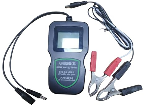 Solar Panel Tester Meter Smart High Accuracy Portable Digital Sunlight | Digital Sunlight Energy Meter for Outdoors Garden Backyard Agriculture Industrial Road Research Aircraft