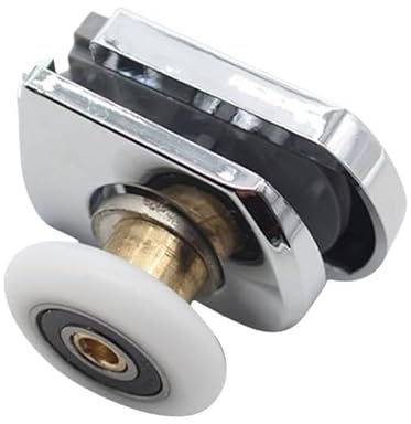 JIASHUNHE Roulette Douche roulettes de Porte Salle Bain Poulies Maison Poulie coulissante en Verre Aluminium Portes Remplacement Cabine Douche Accessoires(1)