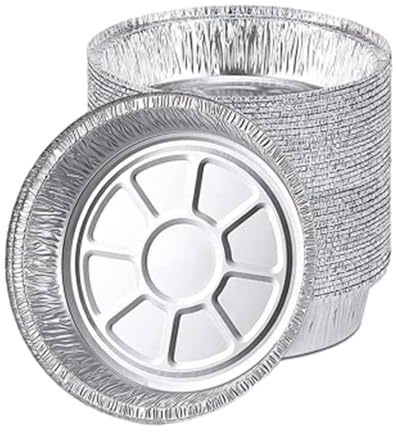 Qfdiwr Insertos Para Freidora De Aire | 50 Piezas Bandeja de Papel de Aluminio - Forro Impermeable Para Cesta De Freidora De Aire,para Hornear Vaporera Tostadora Horno Cocina