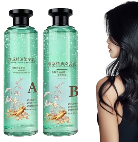 Tinta Capelli Vegetale per Donne,560g Nutriente Naturale a Lunga Durata per Capelli Sani | Crema Colorante,Ideale per Casa Viaggi Styling Ricci Mossi Lisci Trattamenti Quotidiani