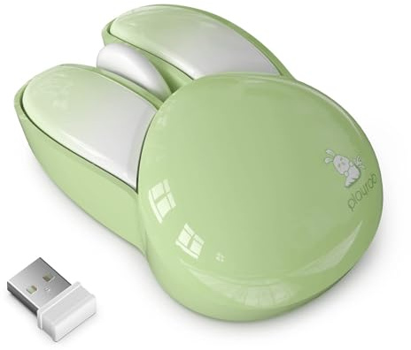 Kanin trådlös mus | Kaninpekare tyst | 2,4 G batteridriven djurdesignkontroll | kompakt inmatningsenhet för bärbar dator PC skrivbordsspel