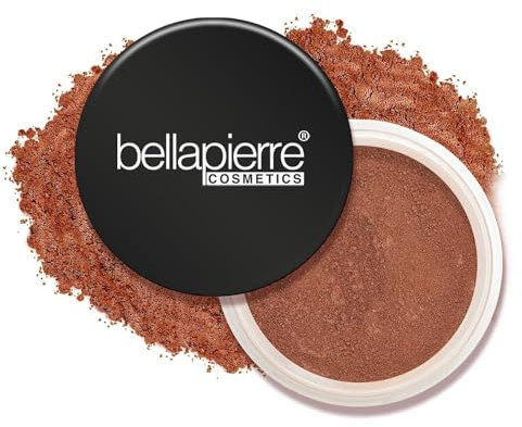 bellapierre Mineral Foundation SPF 15 – Lose Pudergrundierung | Veganes und tierversuchsfreies natürliches Make-up | Mattes Finish | Hypoallergen | Frei von Öl und Talk – 9 Gramm - Double Cocoa