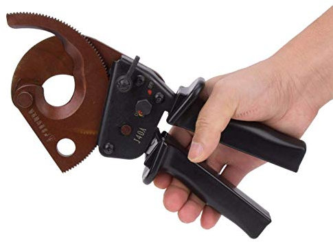 LANTRO JS J40A Manueller Ratschen-Drahtschneider, weniger als 300 mm², industrielle Kabelschere, Hardware, handbetriebenes Schneidwerkzeug