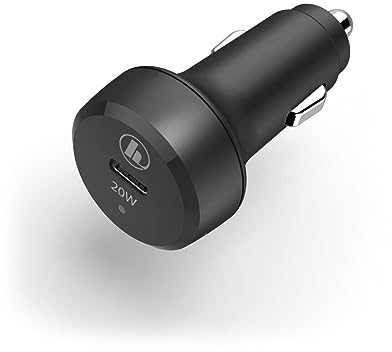 Hama Kfz-Ladegerät Power Delivery (PD)/Qualcomm, 20 Watt, schwarz