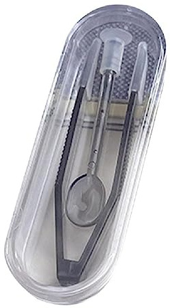 Juego de herramientas portátiles de inserción y extracción de lentes de contacto con pinzas para viajes y uso doméstico, multifunción, soporte para herramientas de uso de lentes de contacto