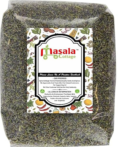 Lavender Flowers Dried Loose Fresh Natural Genuine Scent Pot Pourri Premium Quality by Masala Cottage® 25g-1.9kg (50, Grams)