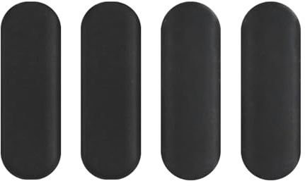 NYCEMAKEUP Set Of 4 Black Rubber Feet For Thinkpad T480S Laptop Non-Slip Bottom Base Covers With Sticker Computer Accessories Anti Slip Rubber Foot Pad For T480S