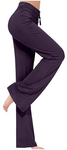 Yoga Pants for Women Workout Pants High Waist Athletic Workout Leggings Yoga Pant Adult Spreader Pants Purple