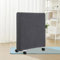 Oil-Filled Radiator Heater Dust Cover, Dust Cover For Household Heater, Moisture And Dust-Proof Portable Electric Heater Covers, Washable Heater Radiator Cover(Dark Gray S)