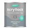 Grundmann Acryllack ACL 100 - Silber 3 Kg - 4in1 Lack inkl. Grundierung - Innen und Außen - Für Holz, Metall, Stein & Kunststoff - Silbergrau RAL 7001