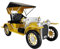 amangul Modèle de voiture en fer de couleur classique - Décoration de véhicule de collection pour affichage de voiture vintage de ferme (jaune)