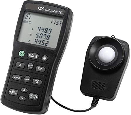 Luxmetro portatile, Misuratore luminoso digitale Lcd. Misuratore for la luce del test ambientali del tester della luce del display for le colture agricole Monitoraggio delle radiazioni solari per inte