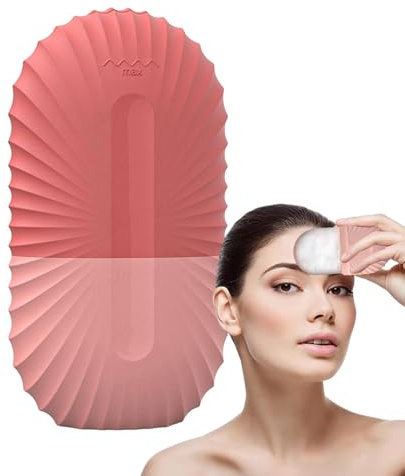 Rodillo de Hielo Facial Herramienta De Belleza Para Piel Refrescante | Rodillo de Hielo de Masaje de Silicona Reutilizable para Casa Viaje Vacaciones Apartamento Hotel Escuela Cumpleaños